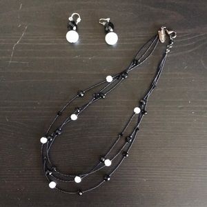 White House Black Market Jewelry - WHBM Necklace & Earring Set White House Black Market Jewelry - WHBM Necklace & Earring Set